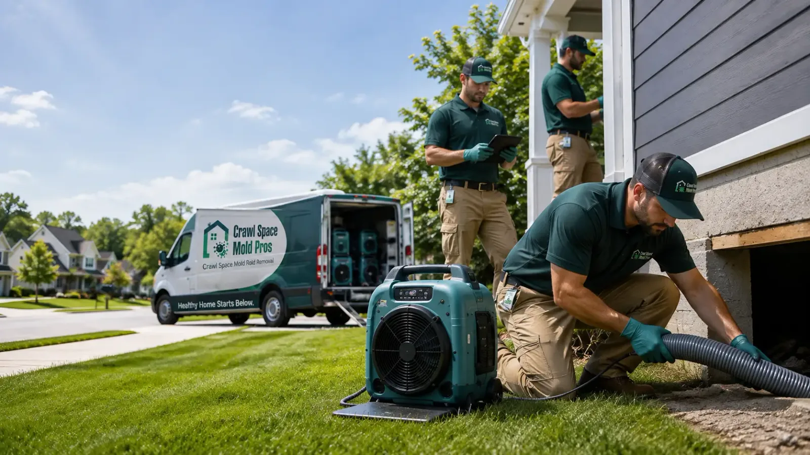 Crawl Space Mold Removal in Oxbow, OR